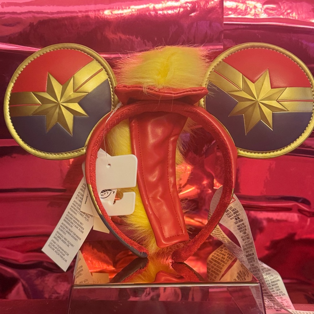 Disney Red and Yellow Mickey Ears Headband